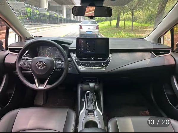 The used Toyota Corolla Hybrid was produced in China in 2021 and has traveled 48,000 kilometers.