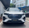 Used Chery JETOUR X70 produced in December 2024, with a white exterior red interior. 