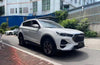 Used Chery JETOUR X70 produced in December 2024, with a white exterior red interior. 